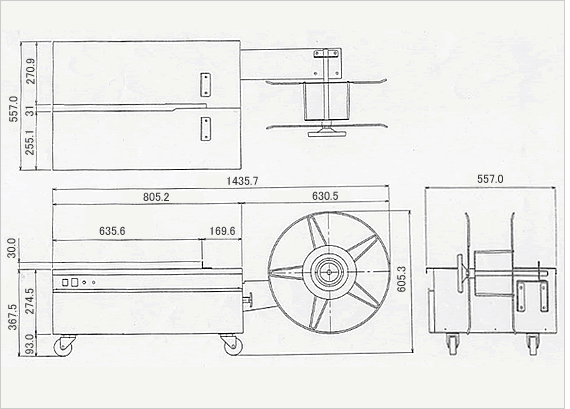 LSA-L4 Semi Automatic Strapping Machines