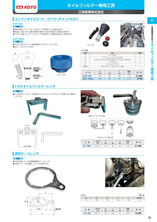 KOTO / カムロッククランプセット / KEL-50 KATKO - KL1X50PE
