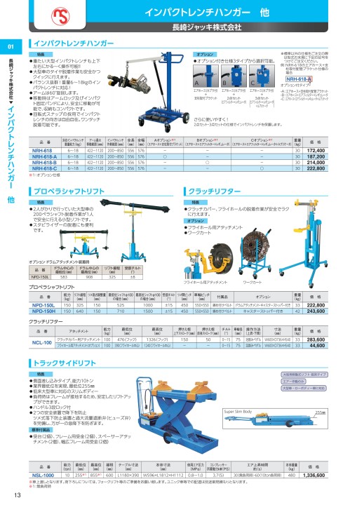 車輌ツールカタログ